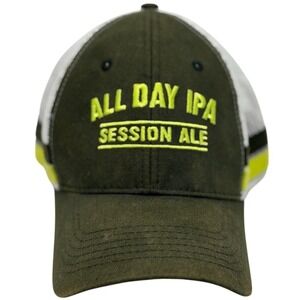 Founders Brewing All Day IPA Session Ale Trucker Hat Boelter Snapback Green Mesh